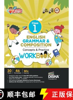 【3-4周达】Perfect Genius Class 1 English Grammar & Composition Concepts & Practice Workbook | Follow... [9789355644763]