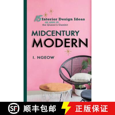 【3-4周达】Midcentury Modern: 15 Interior Design Ideas [9781913584092]