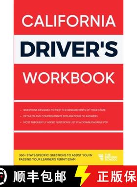 【3-4周达】California Driver's Workbook: 360+ State-Specific Questions to Assist You in Passing Your ... [9781803601724]
