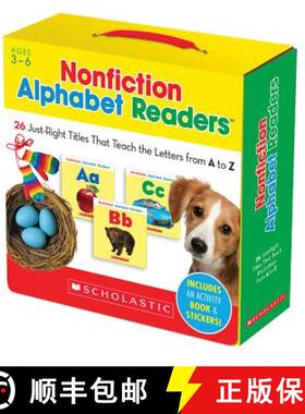 【3-4周达】Nonfiction Alphabet Readers: 26 Just-Right Titles That Teach the Letters from A to Z [9780545651134]