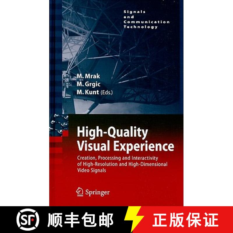【4周达】High-Quality Visual Experience: Creation, Processing and Interactivity of High-Resolution an... [9783642128011]