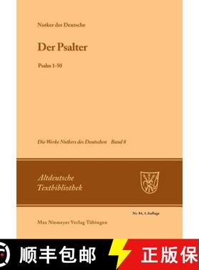 预订 Der Psalter: Psalm 1-50 [9783484200975]