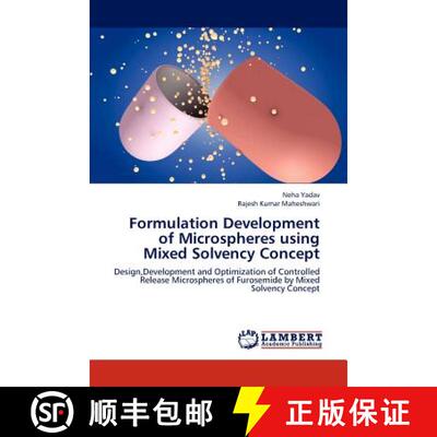 预订 Formulation Development of Microspheres Using Mixed Solvency Concept [9783659248115]