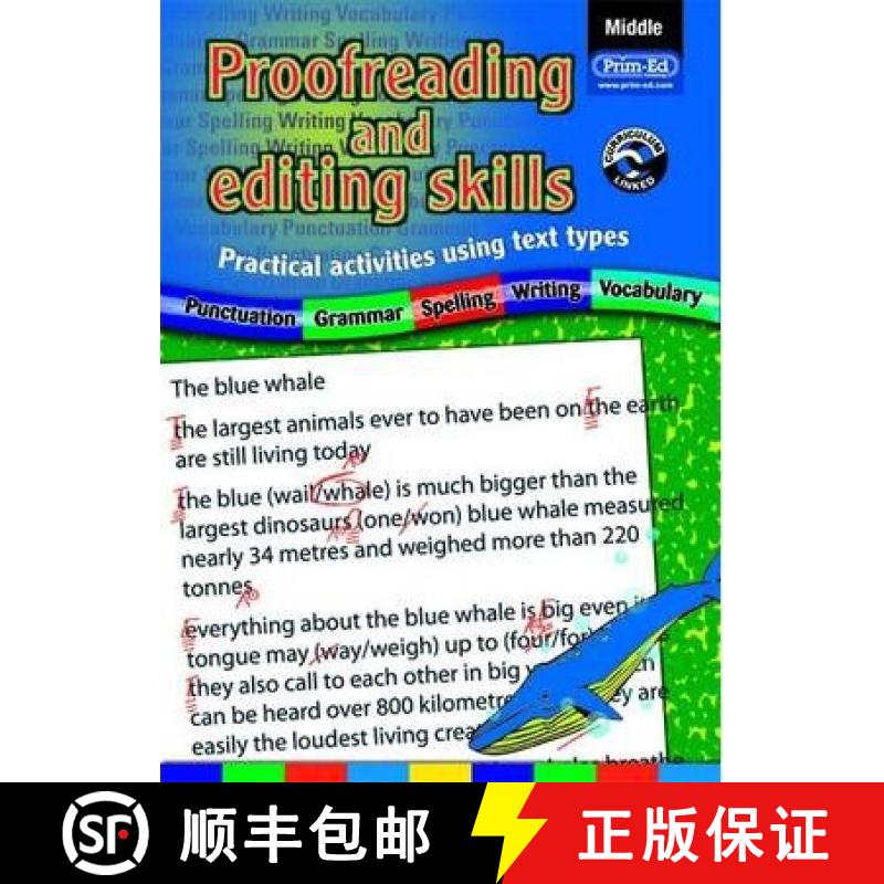 【2-3周达】Proofreading and Editing Skills: Practical Activities Using Text Types [9781846540011]