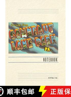预订 Vintage Lined Notebook Greetings from Conneaut Lake Park, Pennsylvania [9798385444236]