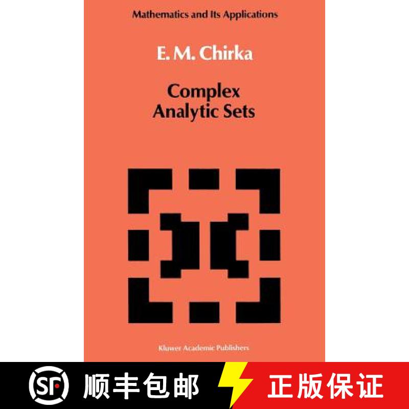 【3-4周达】Complex Analytic Sets [9789401075657]