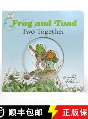 【3-4周达】Frog and Toad: Two Together: Original Board Book with Cut-Out Cover and Raised Element Fro... [9780063414501]