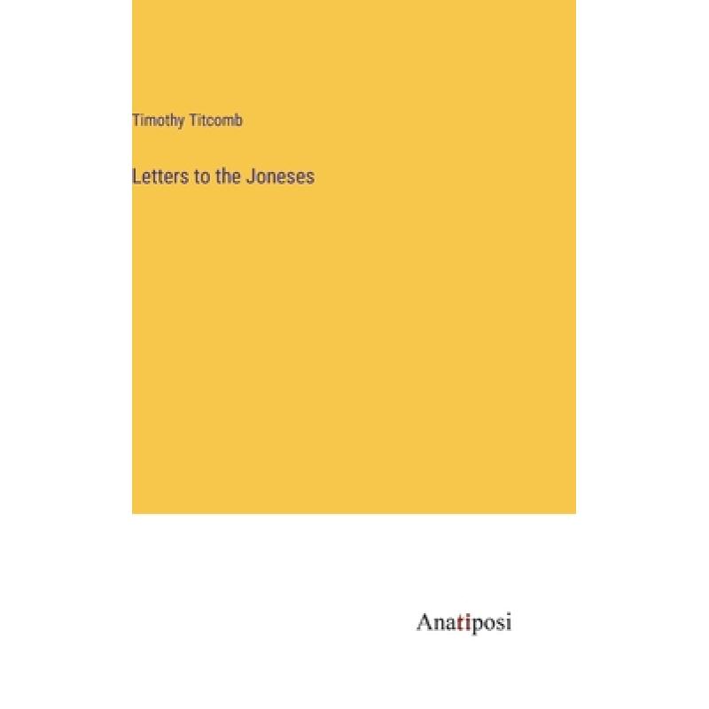 【4周达】Letters to the Joneses[9783382139674]-封面