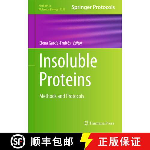 【3-4周达】精装 Insoluble Proteins : Methods and Protocols [9781493922048]