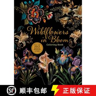 Botanicals with Bloom Over Pages Book Beautiful Coloring 9780785846321 S... Wildflowers 4周达 Color 150