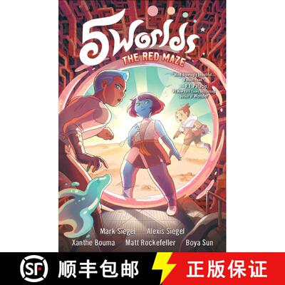 预订 5 Worlds Book 3: The Red Maze: (A Graphic Novel) [9781101935941]
