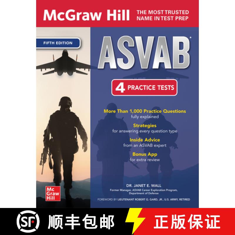 【3-4周达】McGraw Hill Asvab, Fifth Edition [9781264277469]