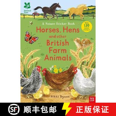 【3-4周达】National Trust: Horses, Hens and Other British Farm Animals [9781788004114]