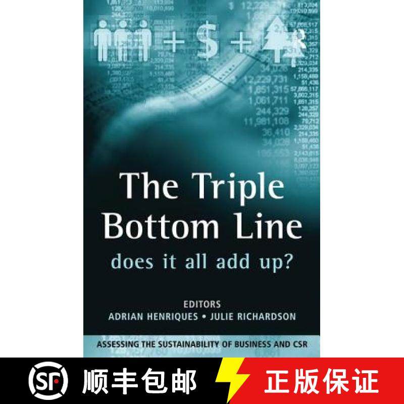 【3-4周达】The Triple Bottom Line: Does It All Add Up?: Assessing the Sustainability of Business and CSR [9781844070152]
