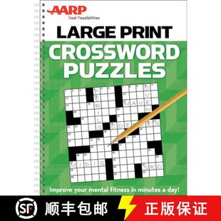 Crossword Large Print AARP Puzzles 9781450894364 4周達(dá)