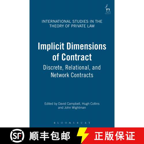 【3-4周达】Implicit Dimensions of Contract: Discrete, Relational, and Network Contracts [9781841133492]
