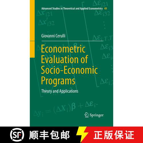 【3-4周达】Econometric Evaluation of Socio-Economic Programs : Theory and Applications (Softcover rep... [9783662526019]