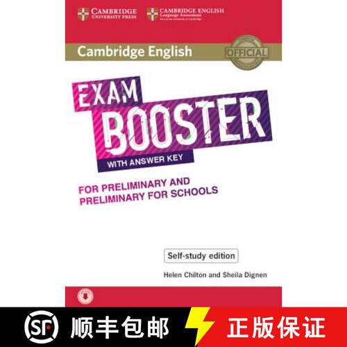 剑桥PET考试 自学版本带答案 Cambridge English Booster with Answer Key for Preliminary and Preliminary ... [9781108601030]