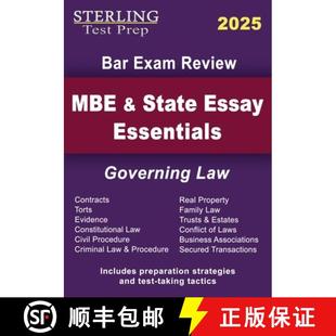 and Essentials MBE Exam 9798885571692 Bar State 4周达 Law Governing Essay Prep for