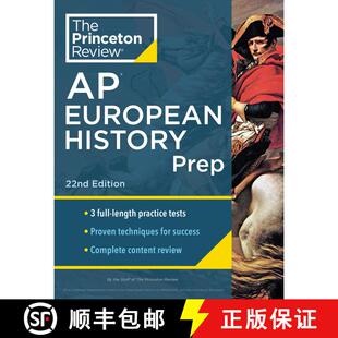 【3-4周达】Princeton Review AP European History Prep, 22nd Edition: 3 Practice Tests + Complete Conte... [9780593517178]