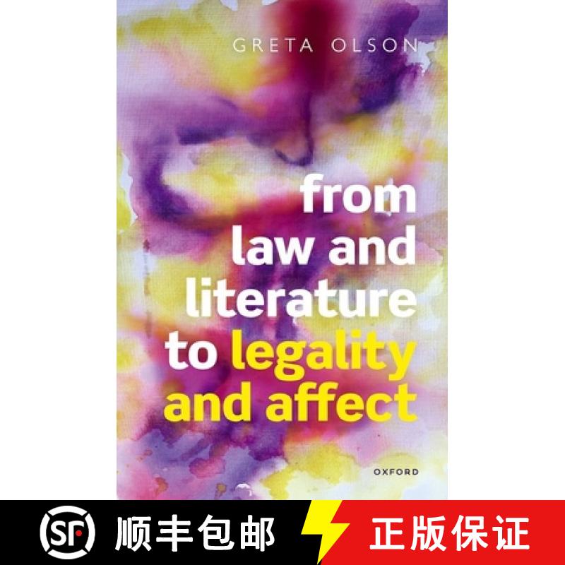 【3-4周达】From Law and Literature to Legality and Affect [9780192856869]