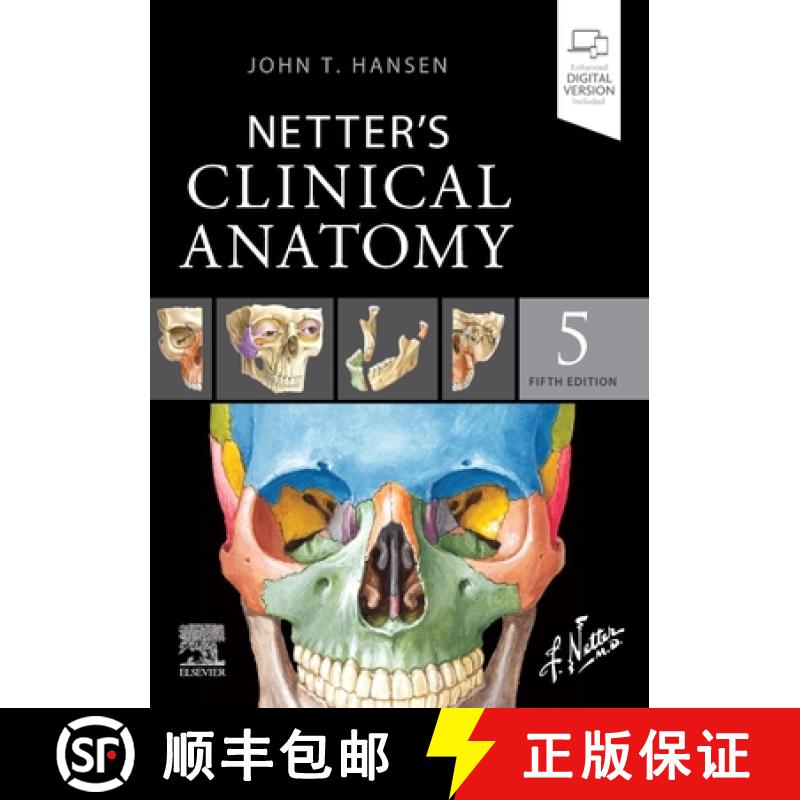 【3-4周达】Netter's Clinical Anatomy [9780323826624]