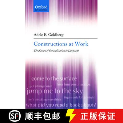 【3-4周达】Constructions at Work: The nature of generalization in language [9780199268528]