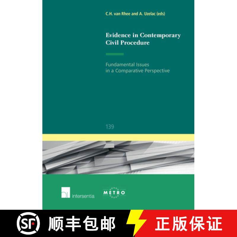 【3-4周达】Evidence in Contemporary Civil Procedure: Fundamental Issues in a Comparative Perspective ... [9781780683386]