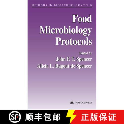 【3-4周达】精装 Food Microbiology Protocols [9780896038677]