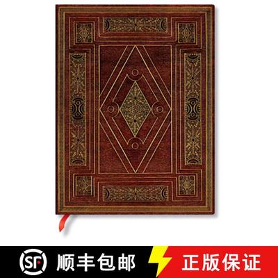 【3-4周达】Paperblanks First Folio Shakespeare's Library Softcover Flexi Ultra Unlined Elastic Band C... [9781439793978]