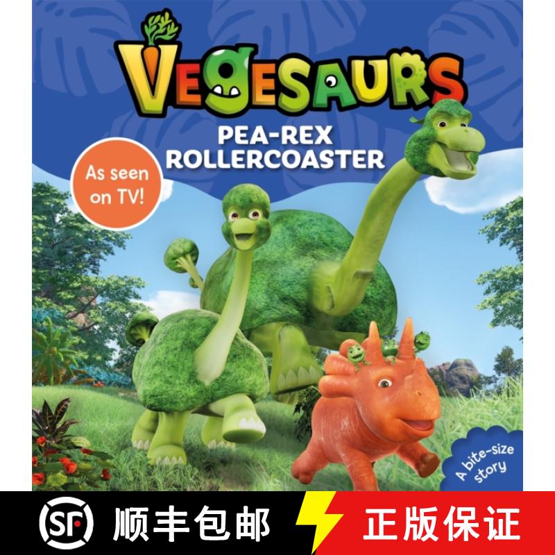【3-4周达】Vegesaurs: Pea-Rex Rollercoaster : Based on the hit CBeebies series [9781035014118]