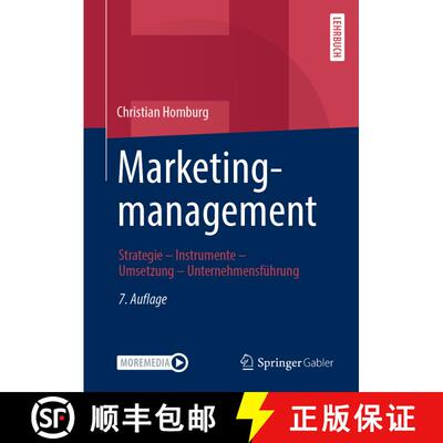 【3-4周达】Marketingmanagement: Strategie - Instrumente - Umsetzung - Unternehmensführung (7., über... [9783658296353]