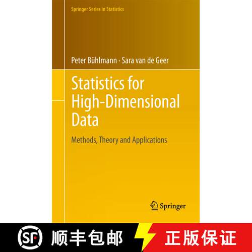 【3-4周达】精装 Statistics for High-Dimensional Data: Methods, Theory and Applications [9783642201912]