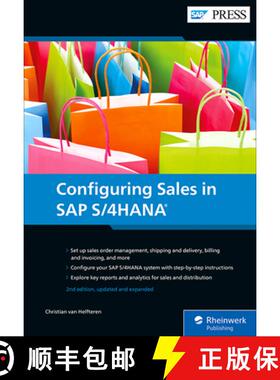 【3-4周达】Configuring Sales in SAP S/4hana [9781493221783]