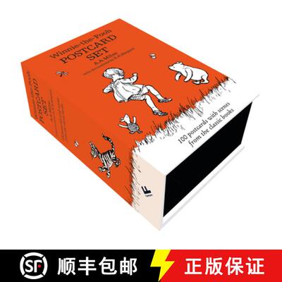 【3-4周达】Winnie-the-Pooh: Postcard Set: One Hundred Delightful Postcards in a Beautiful Gift Box [9781405271554]