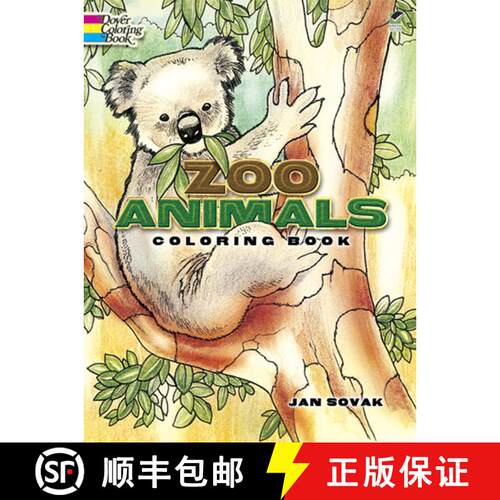 预订 Zoo Animals Colouring Book [9780486277356]