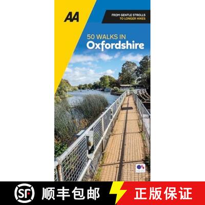 【3-4周达】AA 50 Walks in Oxfordshire [9780749583743]