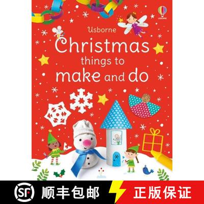 【3-4周达】Christmas things to make and do: A Christmas Holiday Book for Kids [9781805317111]