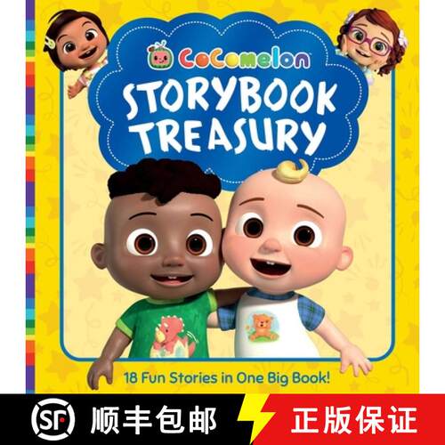 【3-4周达】精装 Cocomelon Storybook Treasury [9781665943222]