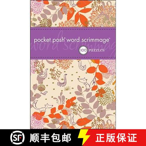 【3-4周达】Pocket Posh Word Scrimmage: 100 Puzzles [9780740791178]