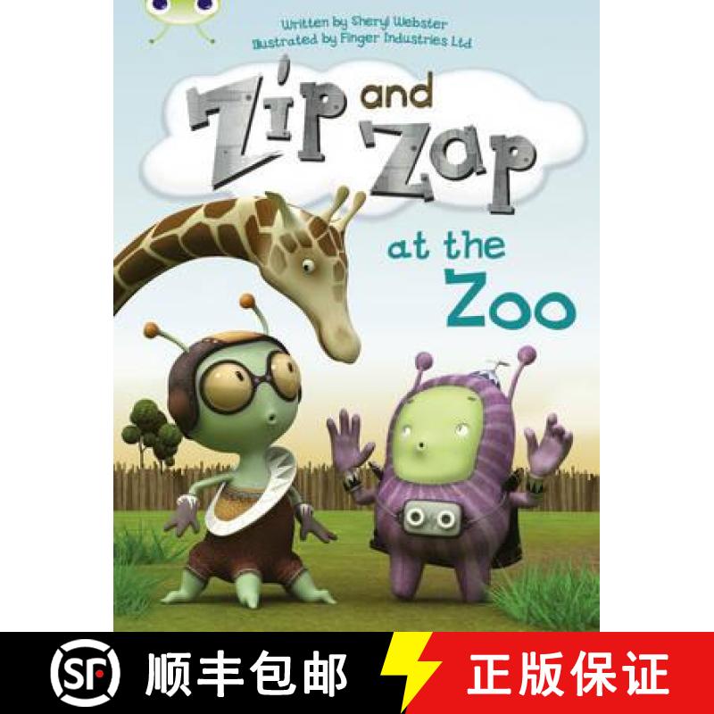 【2-3周达】Bug Club Guided Fiction Year 1 Yellow C Zip and Zap at the Zoo: - BC Yellow C/1C Zip and Z... [9780435914561]