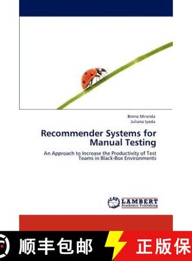 预订 Recommender Systems for Manual Testing [9783847326403]