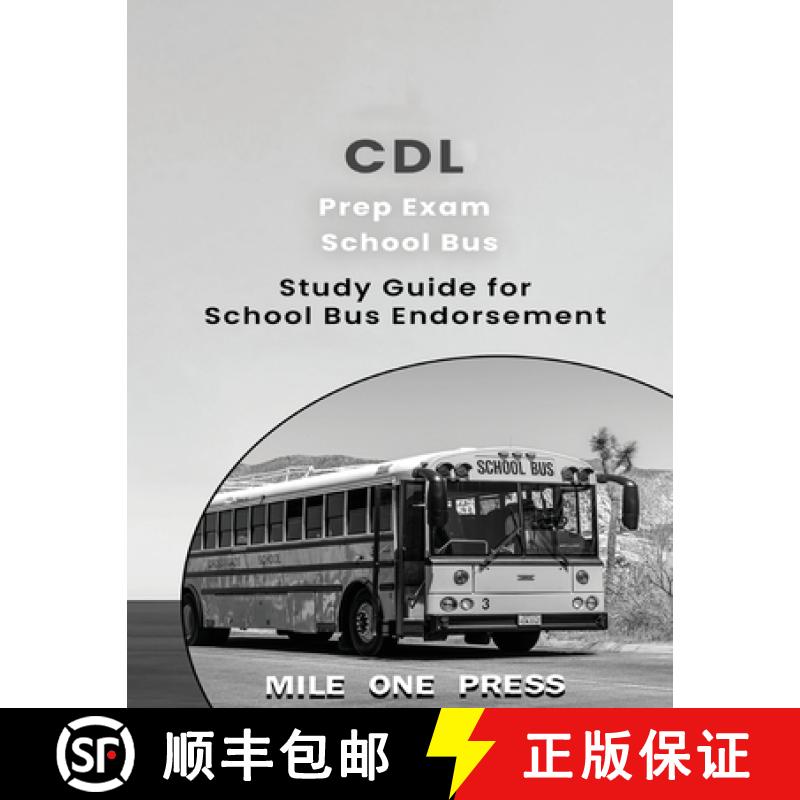 【2-3周达】CDL Prep Exam: School Bus Endorsement: S [9781958125144]