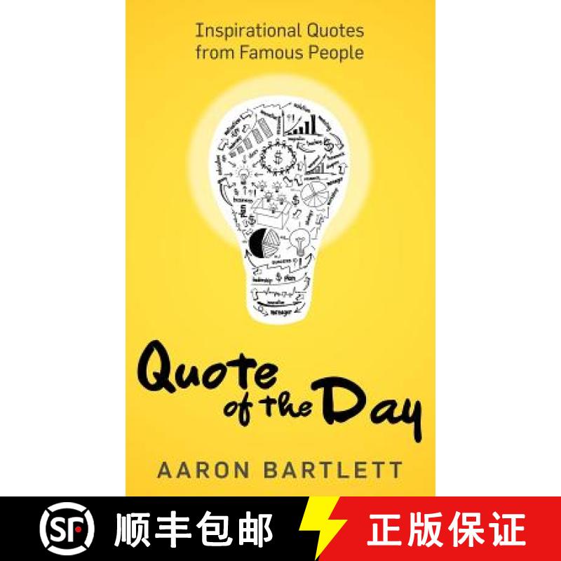 【3-4周达】Quote of the Day: Inspirational Quotes from Famous People [9780692413074]