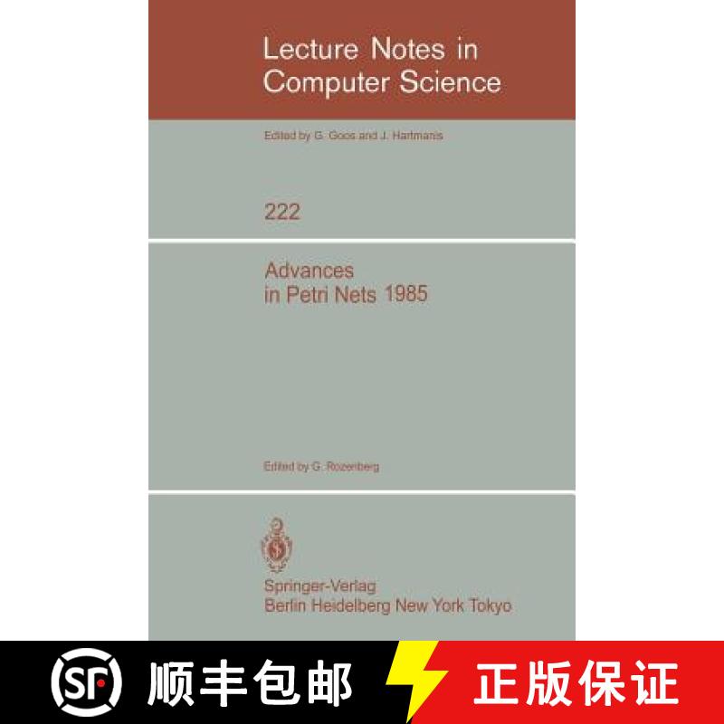 【3-4周达】Advances in Petri Nets 1985 [9783540164807]