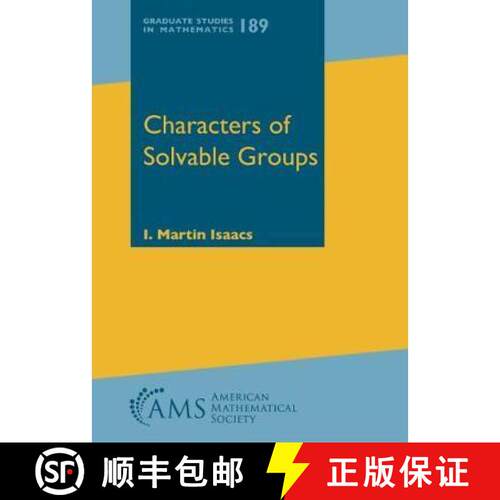 【3-4周达】精装 Characters of Solvable Groups [9781470434854]