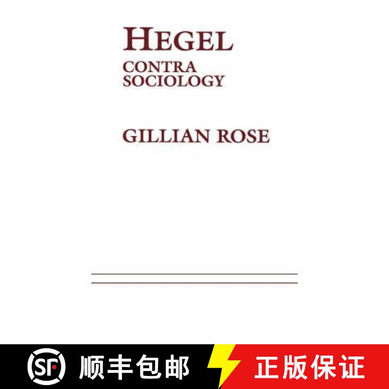 预订 Hegel: Contra Sociology [9780485120363]