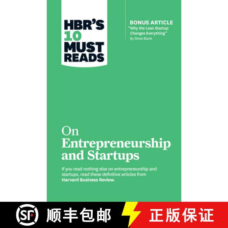 【3-4周达】Hbr's 10 Must Reads on Entrepreneurship and Startups (Featuring Bonus Article Why the Lean... [9781633694385]