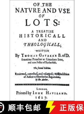 【3-4周达】Nature and Uses of Lotteries: A Historical and Theological Treatise [9781845401177]