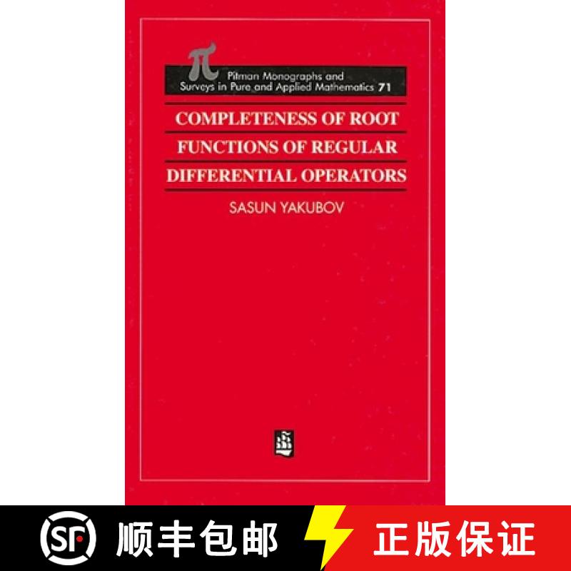 【3-4周达】Completeness of Root Functions of Regular Differential Operators [9780582236929]